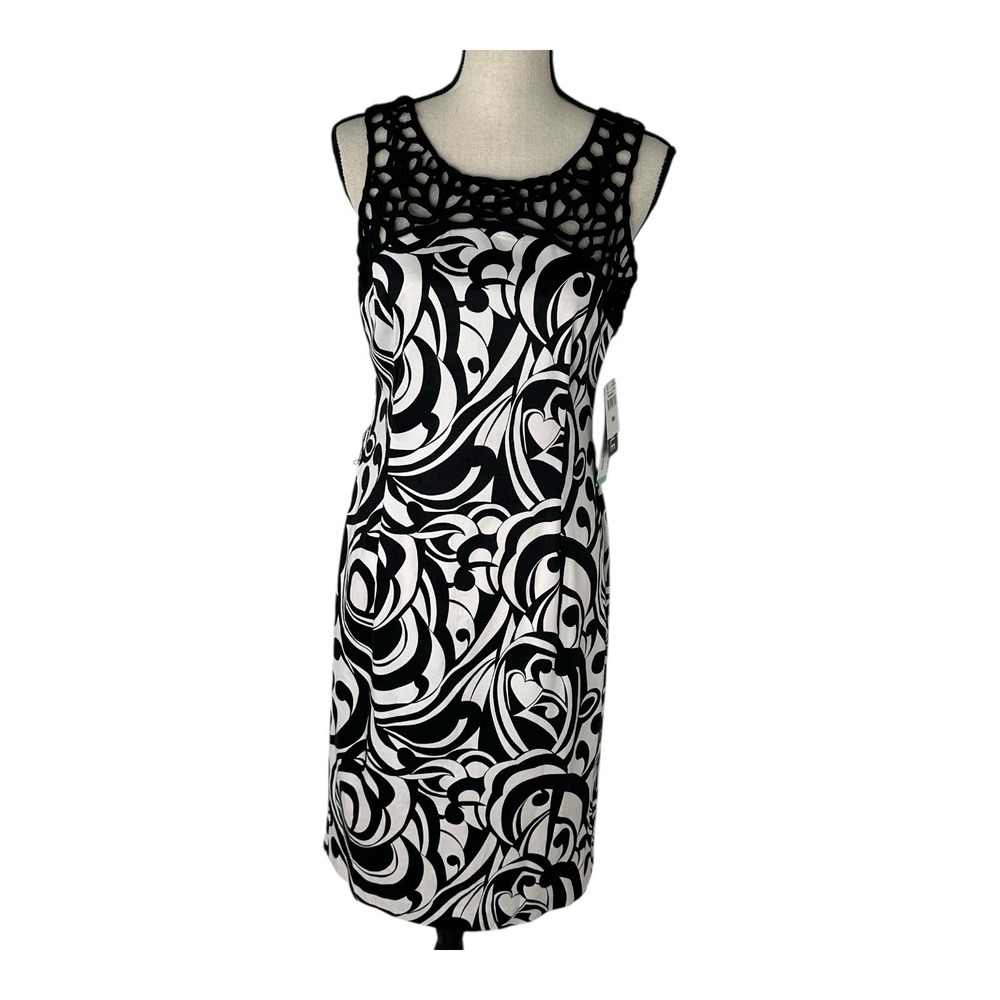 Danny‎ and Nicole Sleeveless Dress Size Sz 8 Excellent Condition "lost belt"